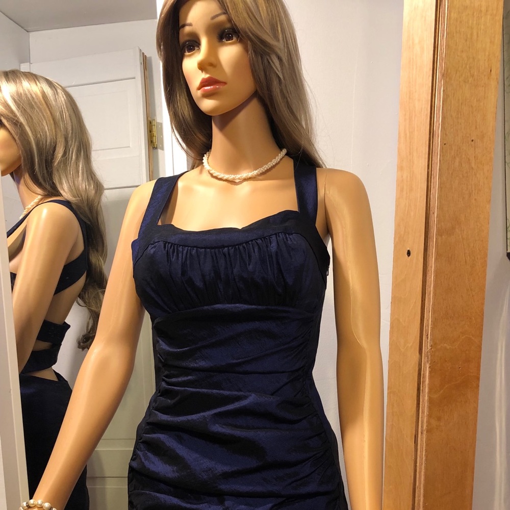 Jessica McClintock- Blue Dress